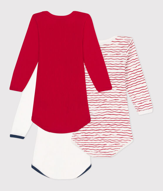 Lot de 3 bodies manches longues en coton bébé variante 5