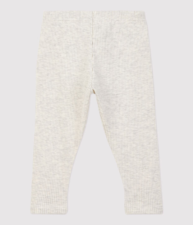 Pantalon sarouel en coton b&eacute;b&eacute;. beige
