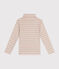 Sous-pull en coton enfant fille blanc AVALANCHE/ MULTICO