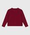 Cardigan en molleton enfant fille AMARANTE