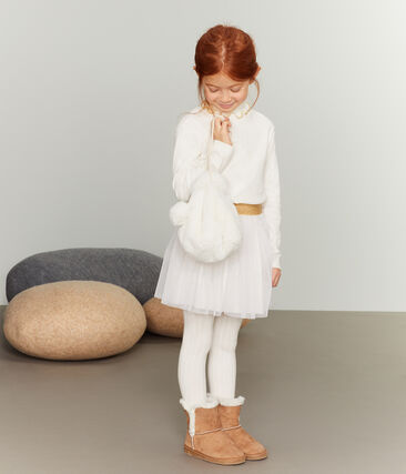 Jupe En Tulle Enfant Fille Marshmallow Or Petit Bateau Jupe En Tulle Enfant Fille Marshmallow Or Petit Bateau