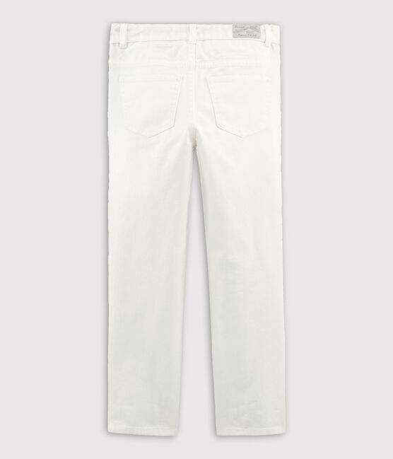 Pantalon enfant garçon blanc MARSHMALLOW