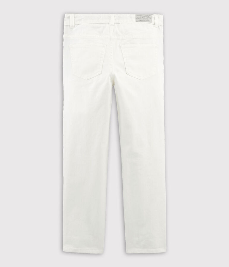 Pantalon enfant gar&ccedil;on blanc