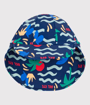 Casquette Anti-UV bébé imprimé vague
