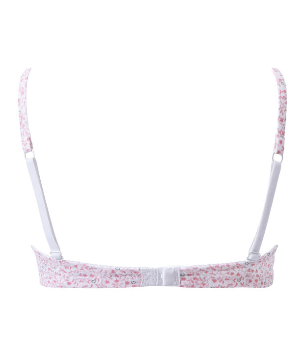 Soutien-gorge fille padd&eacute; blanc/multicouleur