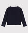 Cardigan en coton enfant fille bleu SMOKING