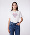 Tee-shirt Femme Le Droit en coton uni blanc MARSHMALLOW