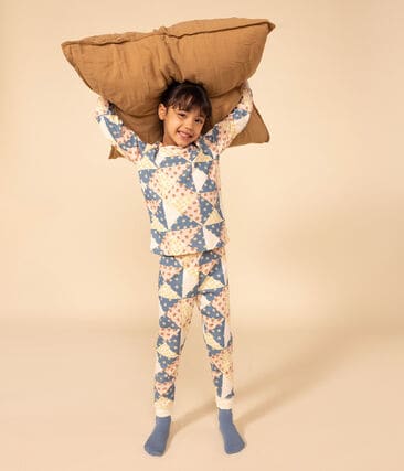 Pyjama patchwork petite fille en coton