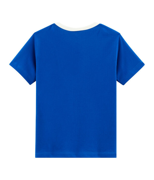 Tee-shirt enfant garcon bleu