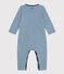Combinaison longue rayée en coton bébé ENNEIGE/ CHALOUPE:ENNEIGE