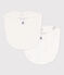 LOT DE 2 BAVOIRS BÉBÉ EN COTON variante 2