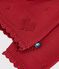 Cardigan b&eacute;b&eacute; en coton &agrave; motifs c&oelig;urs rouge