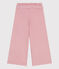 Pantalon enfant en mélange coton et lyocell. rose CHARME