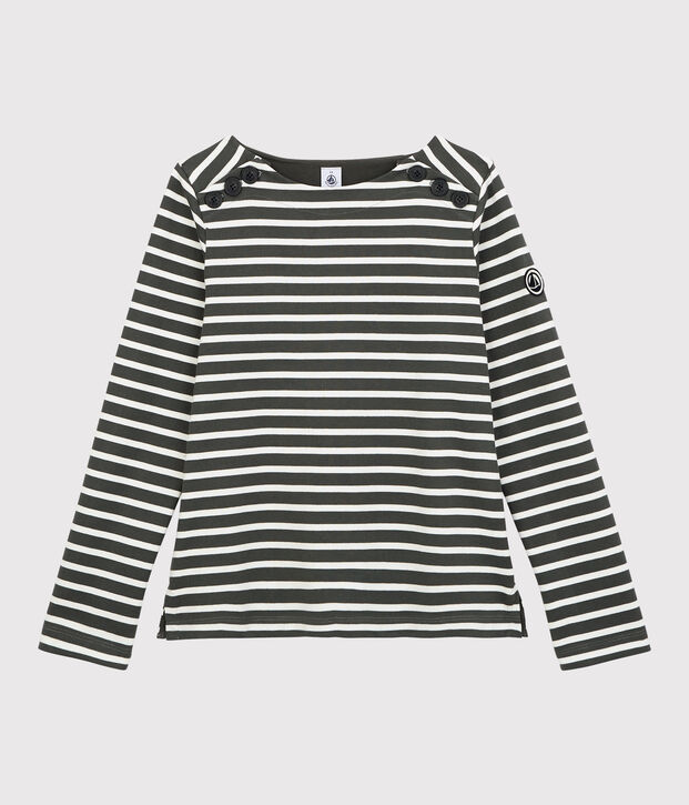 Marini&egrave;re Femme gris/blanc
