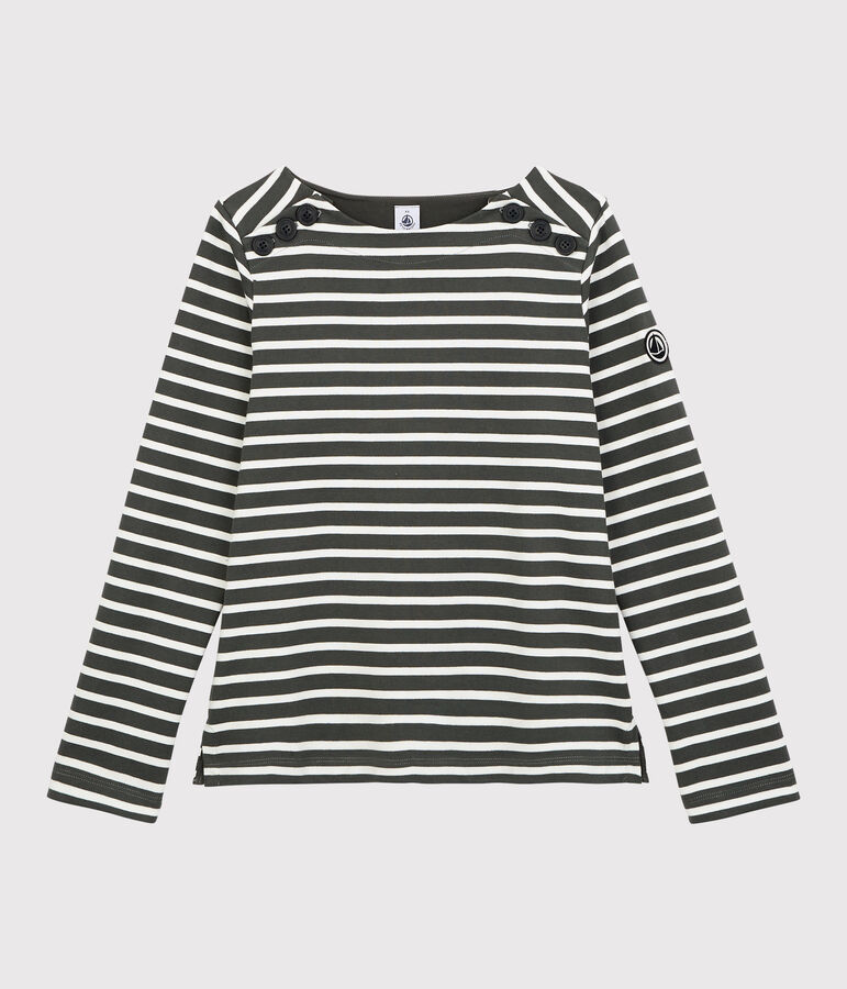 Marini&egrave;re Femme gris/blanc