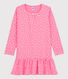 Chemise de nuit volantée petite fille en coton