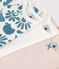 Lot de 3 bodies manches longues fleur bébé en coton variante 1