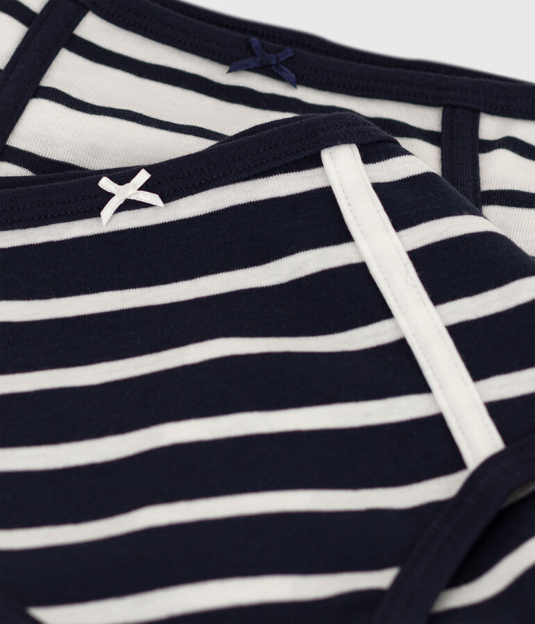 Lot de 2 culottes taille haute en coton Femme Variante 1 PACK