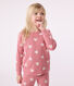 Pyjama en coton imprimé motif cœur enfant