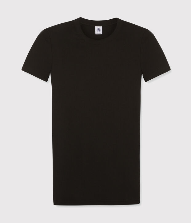 Tee-shirt L'ICONIQUE col rond en coton Femme noir