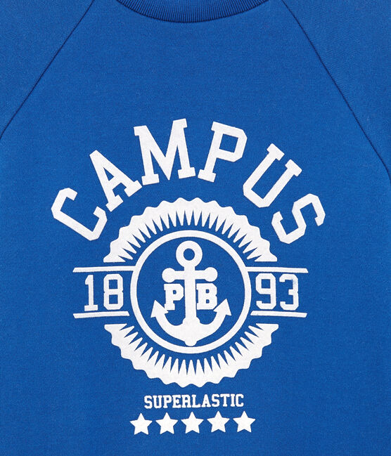 Sweat shirt enfant garçon bleu LIMOGES