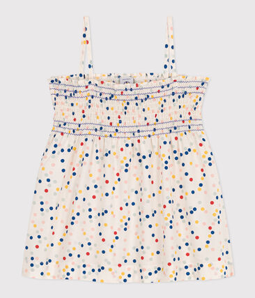 Blouse sans manche en coton enfant fille
