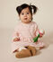 Robe manches longues en tubique bébé rose AVALANCHE/ ROSELINE