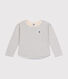 Tee-shirt manches longues en tubique enfant garçon