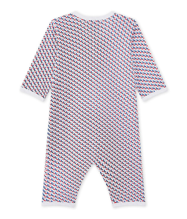 Dors bien sans pieds b&eacute;b&eacute; gar&ccedil;on blanc/multicouleur