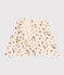 Cardigan en tubique enfant fille blanc AVALANCHE/ MULTICO