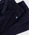 Pantalon droit enfant en velours bleu marine