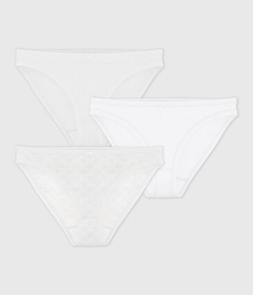 Lot de 3 culottes femme en coton