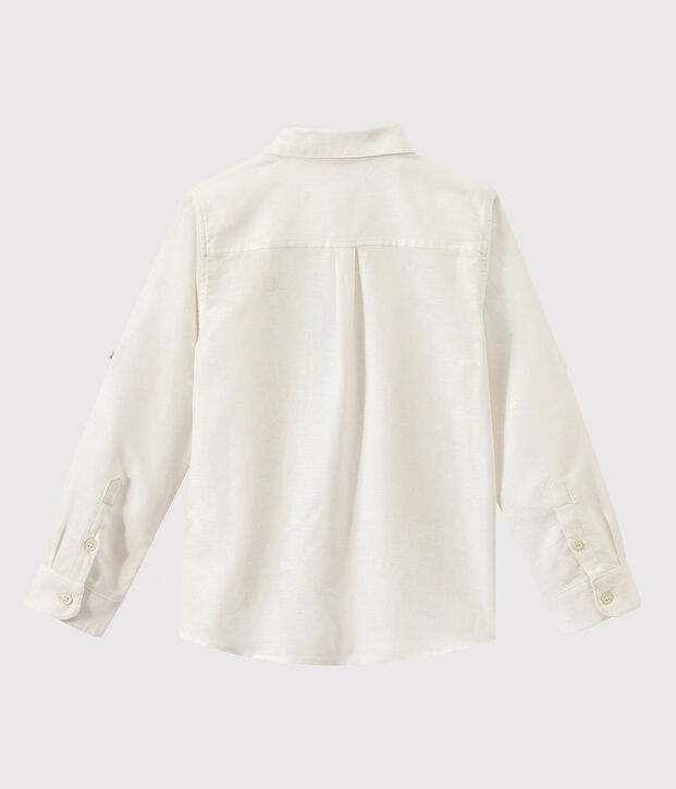 Chemise enfant gar&ccedil;on blanc