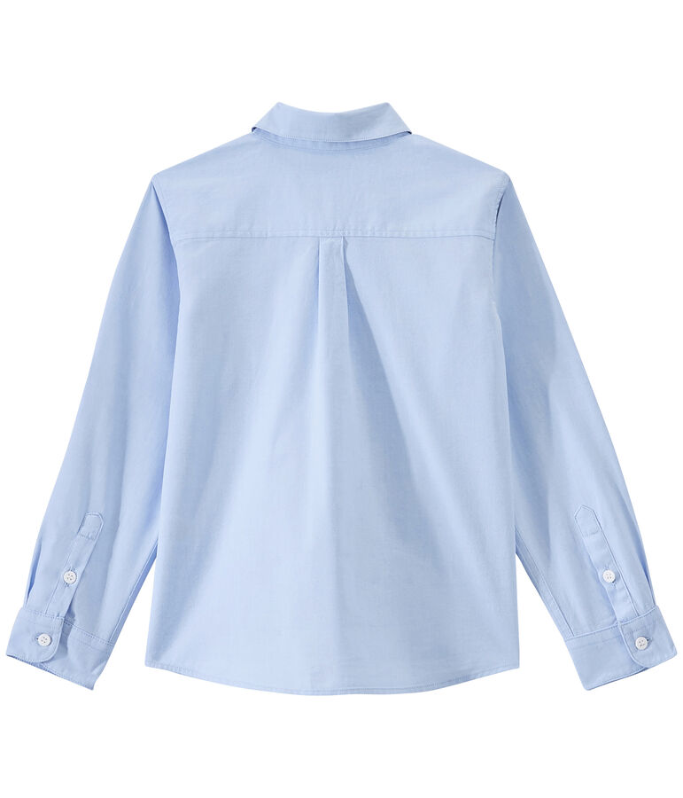 Chemise enfant gar&ccedil;on bleu