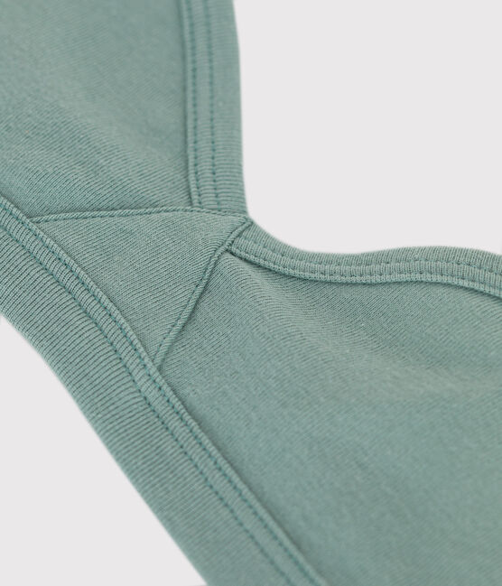 Soutien-gorge enfant en coton vert PAUL