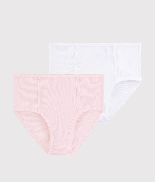 Lot 2 culottes en coton l&eacute;ger Femme multicouleur