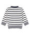 Tee shirt manches longues rayure marinière bébé garçon blanc MARSHMALLOW/bleu SMOKING