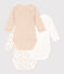 LOT DE 3 BODIES MANCHES LONGUES BÉBÉ EN COTON variante 2