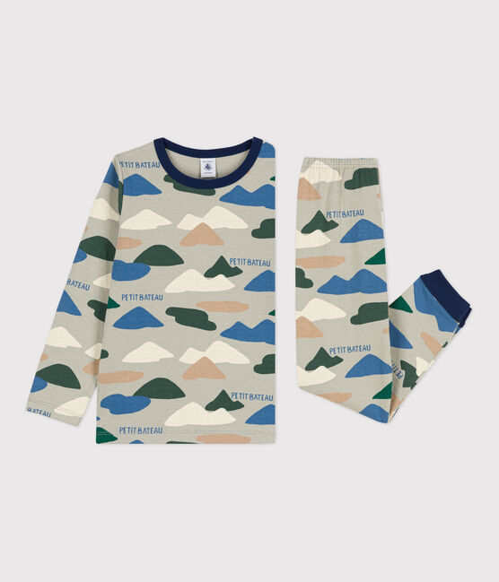 Pyjama petit garçon en tubique CAMPING/ MULTICO