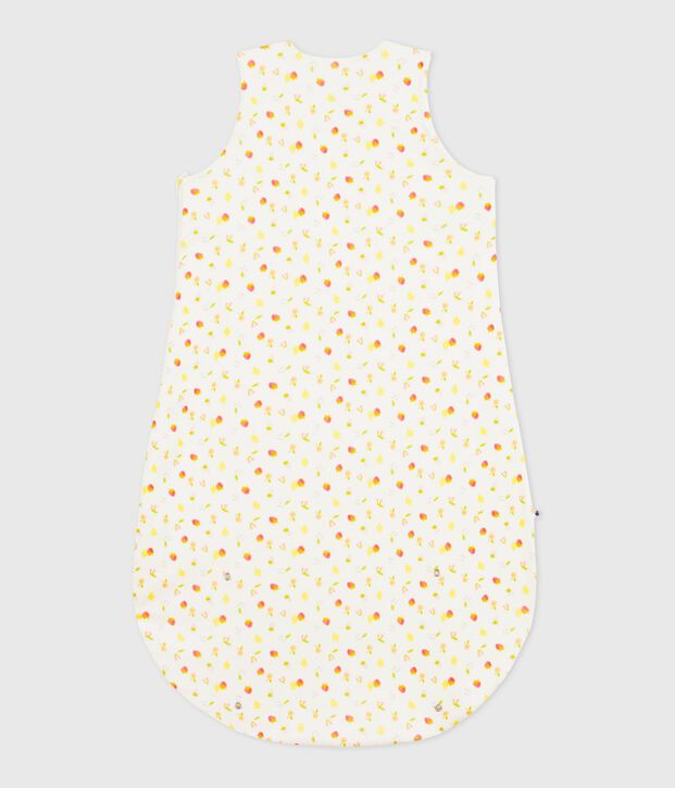 Gigoteuse b&eacute;b&eacute; en coton imprim&eacute; petits fruits TOG 0,5 blanc/multicouleur