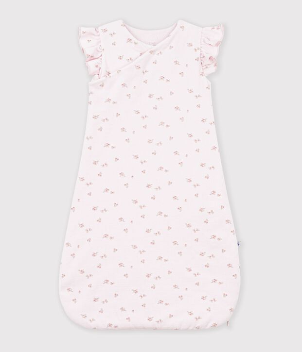 Gigoteuse b&eacute;b&eacute; en velours imprim&eacute; fleurs TOG 3 rose/multicouleur