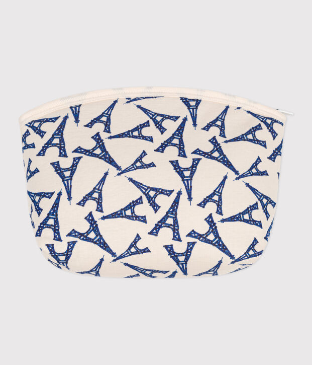 Pochette Paris &eacute;cru/multicouleur