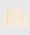 Cardigan en coton enfant fille écru AVALANCHE