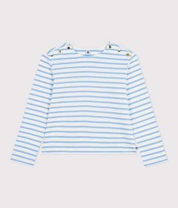 Marinière femme en coton à rayures