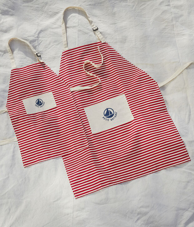 Lot de tabliers 100% coton bio multicouleur