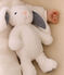 Peluche lapin bébé blanc MARSHMALLOW