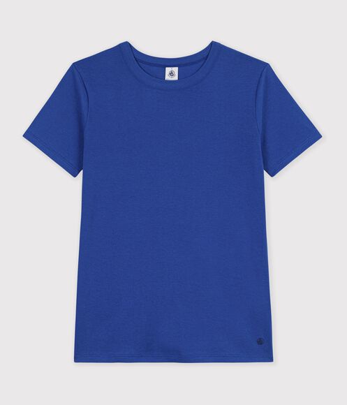 TEE-SHIRT FEMME EN COTON MANCHES COURTES UNI