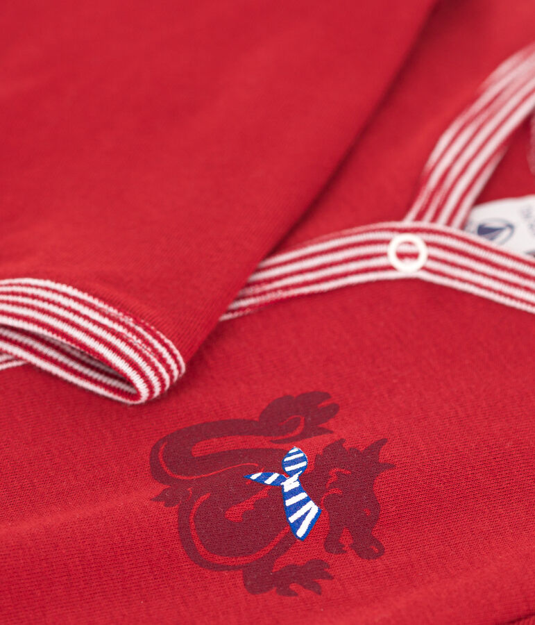 Pyjama b&eacute;b&eacute; sans pieds en coton STOP