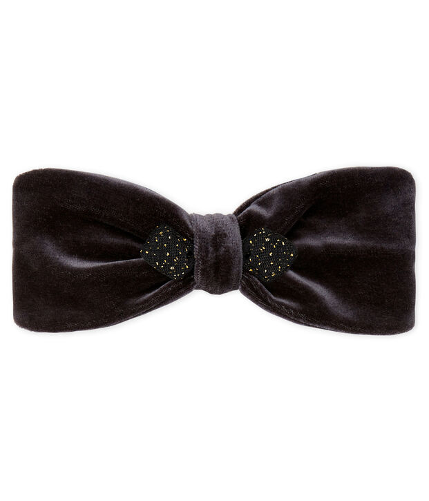 Bandeau b&eacute;b&eacute; fille gris/jaune