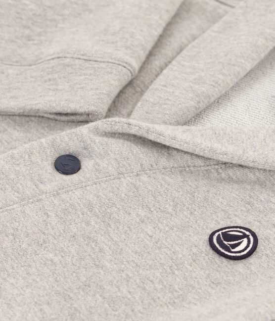 Cardigan en coton enfant garçon gris CHATON CHINE